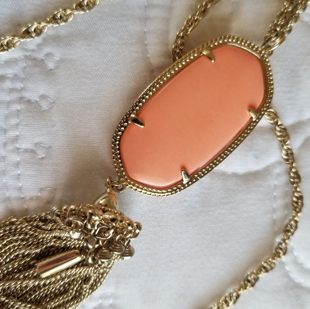 Kendra Scott Rayne Coral Necklace